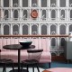 Papel pintado Cole & Son Fornasetti Senza Tempo Procuratie e Scimmie 114-21041 a