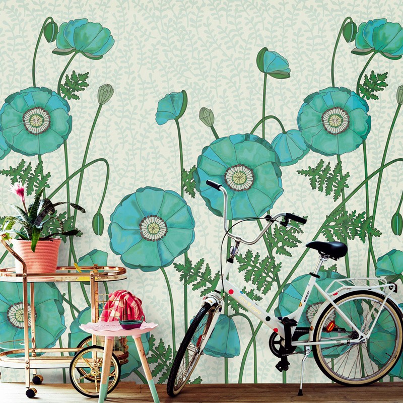 Mural Eijffinger Rice 2 Poppies 383610