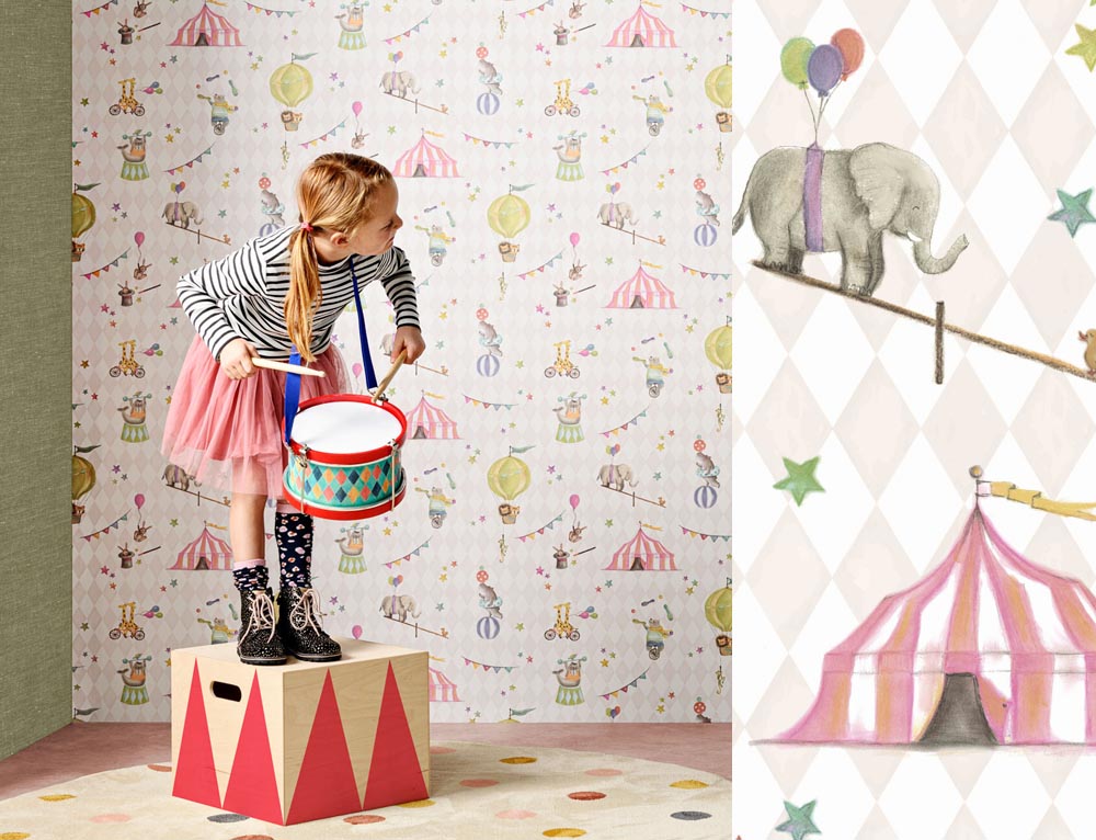 Papel pintado infantil Yoohoo YOH740 de La Maison