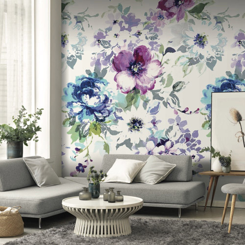Murales florales, vegetales y animales