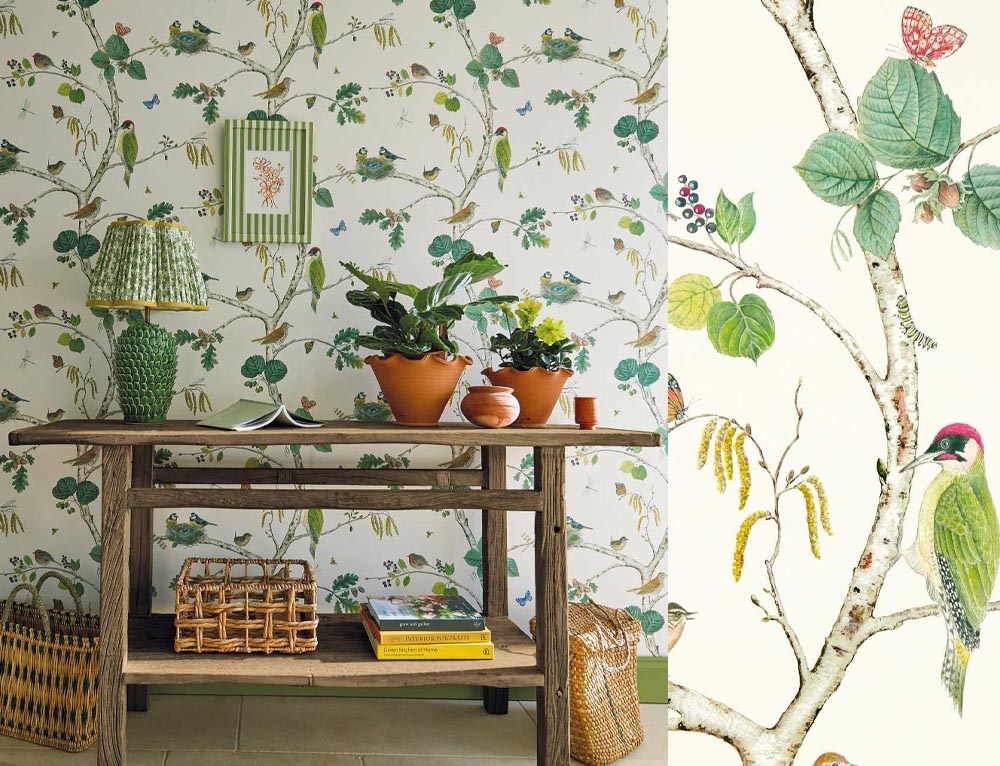 Papel pintado Arboretum 217230 de Sanderson