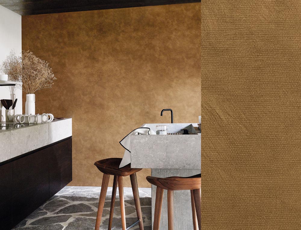 Papel pintado La Chaux Argile B75492344 de Casamance