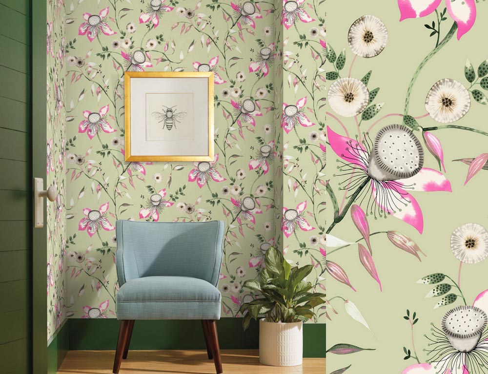 Papel pintado Blooms BL1791 de York Wallcoverings