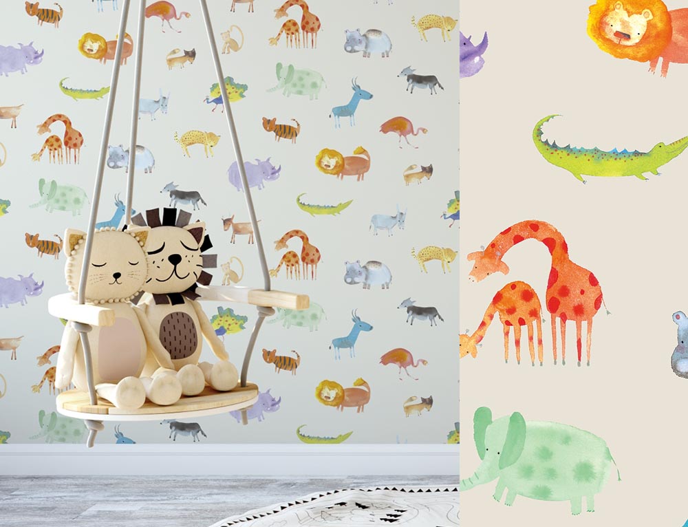 Papel pintado Pint Safari 35101 Off Paula Alenda