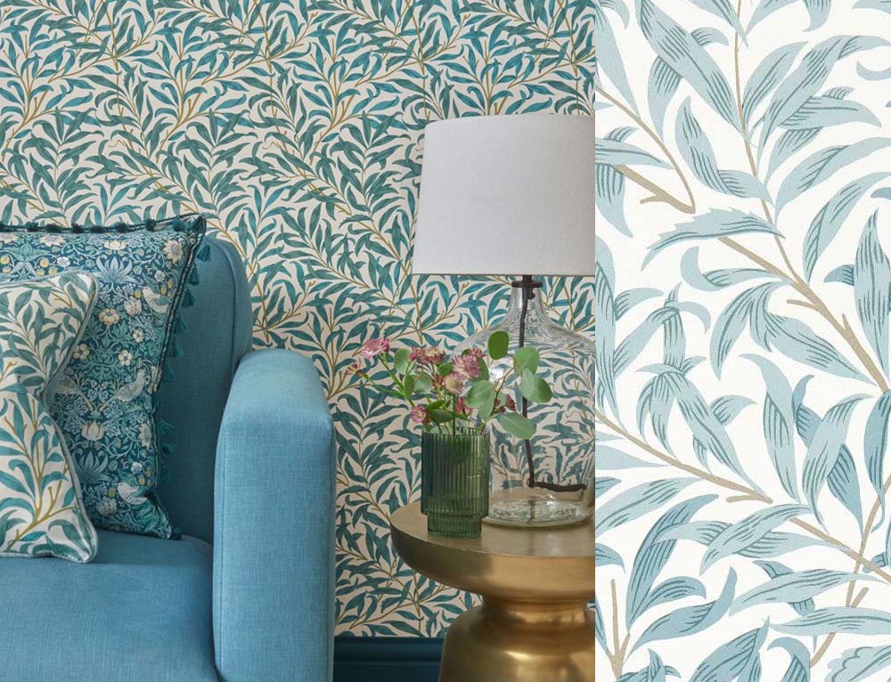Papel pintado William Morris Designs W0172-04 by Clarke & Clarke