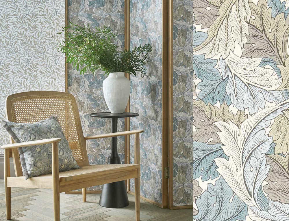 Papeles pintados William Morris Designs W0175-03 by Clarke & Clarke