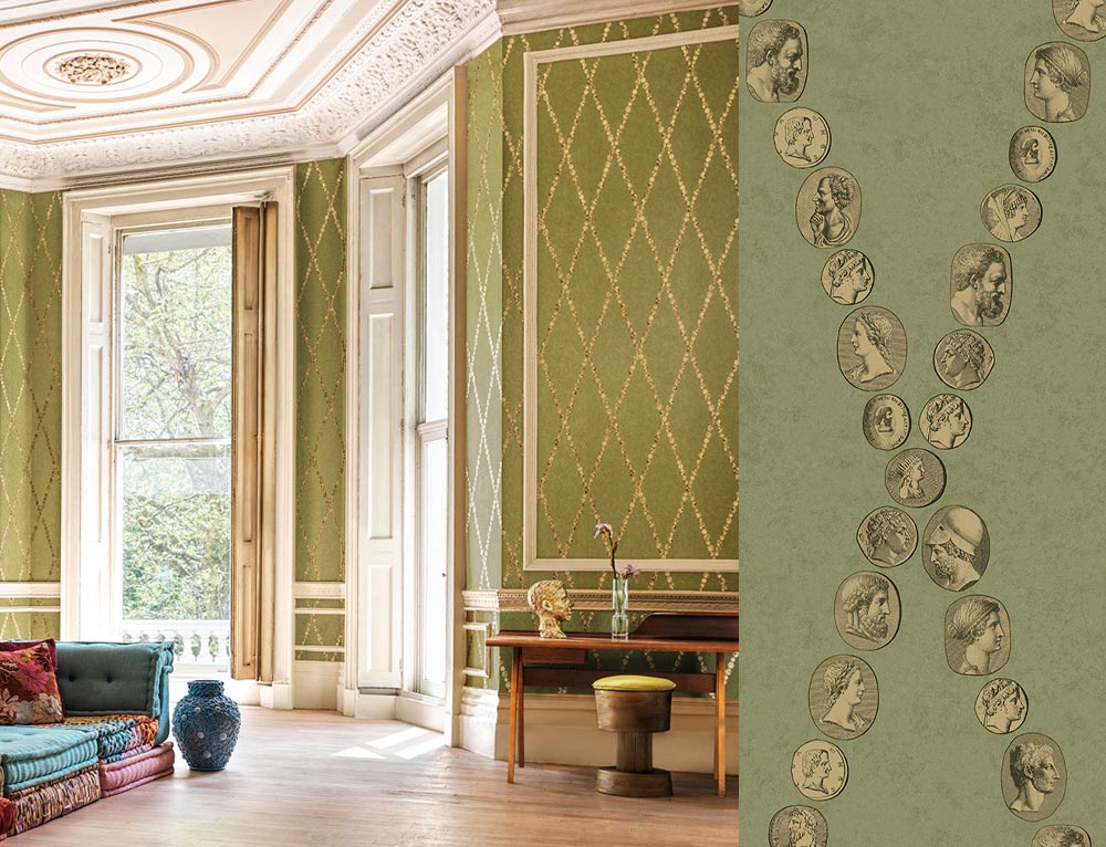 Papel pintado Fornasetti Senza Tempo II 123-4016 de Cole & Son