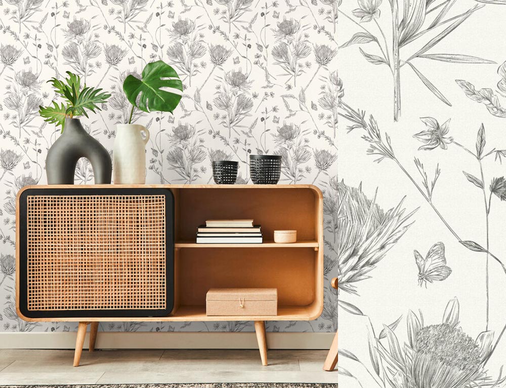 Papel pintado Drawn Into Nature 39427-2 de Living Walls
