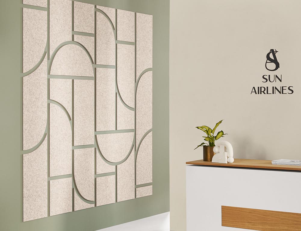 Paneles Acústicos SlimWall Fragment de Texdecor