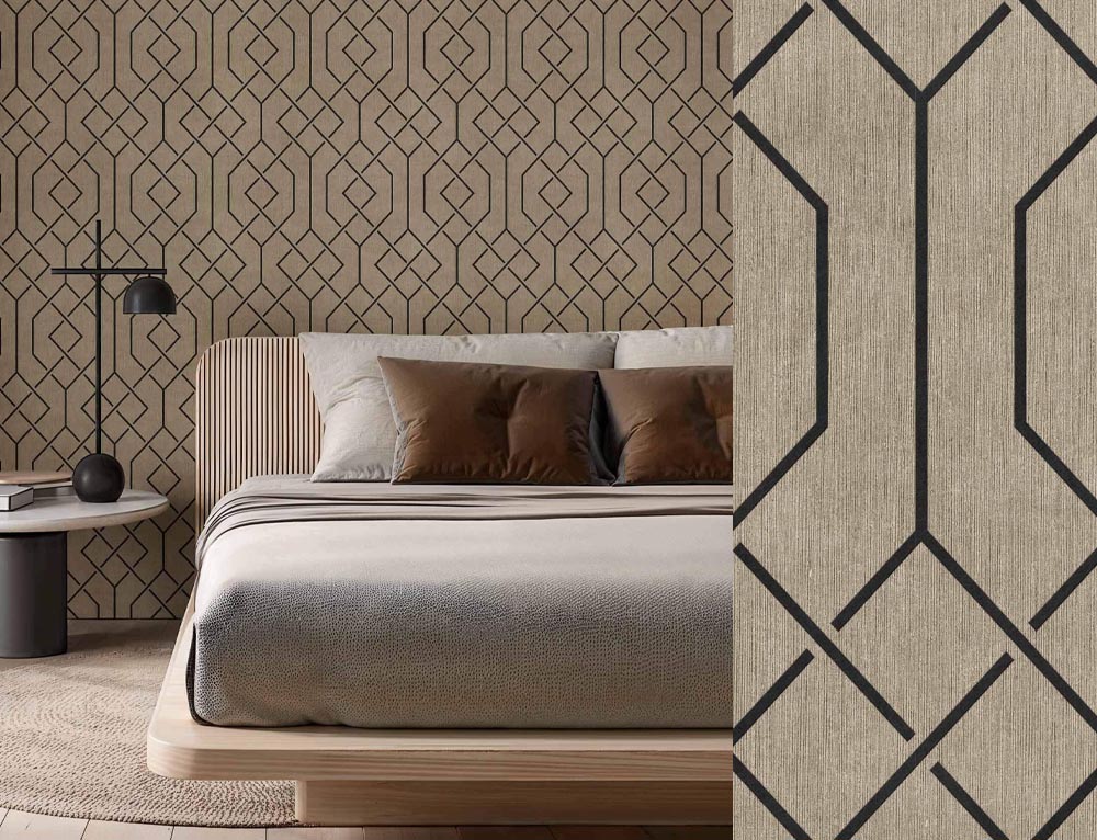 Papel pintado Lattice Trellis Mole B00543N de Coordonné