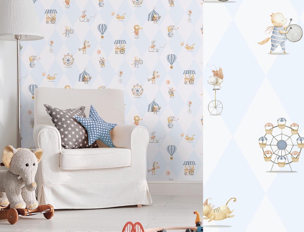 Papel pintado infantil Enzo 2570-6633 de Colowall