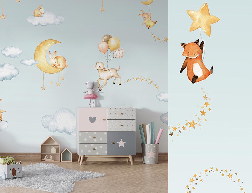 Murales infantiles Kikki Belle & Oliver Robins BR 4092 M