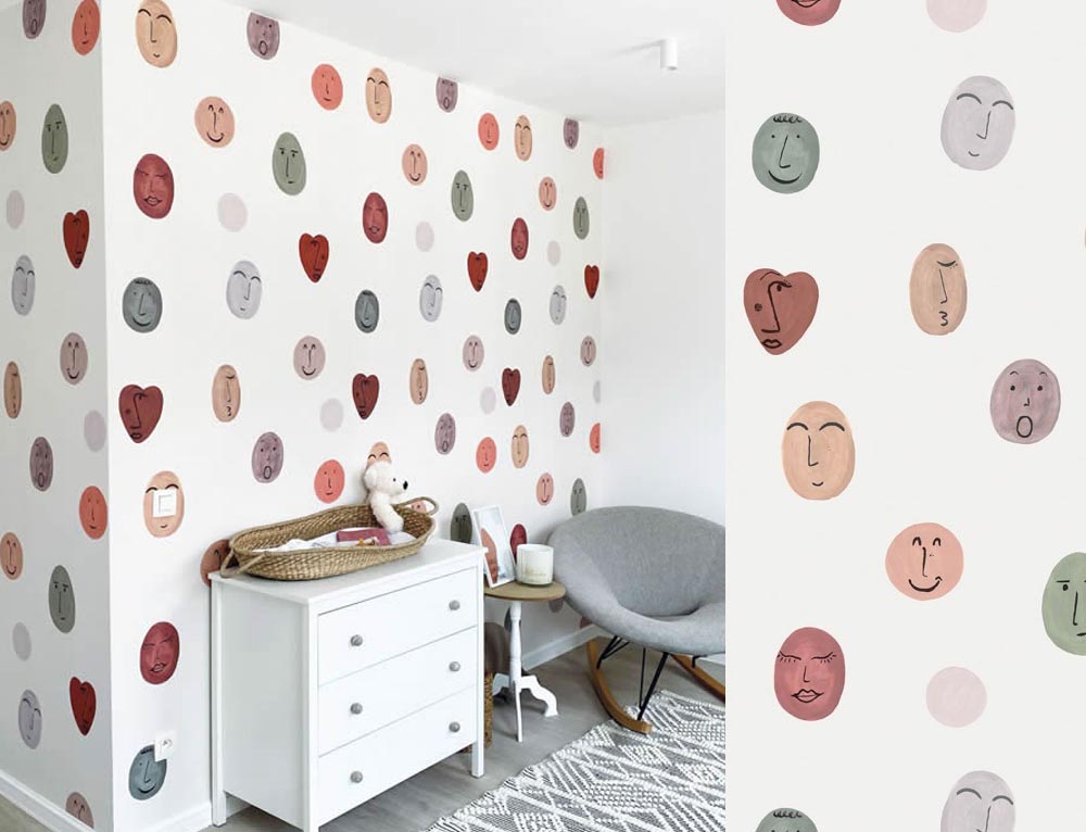 Mural infantil Saint Honoré DayDreamers Smileys RB307