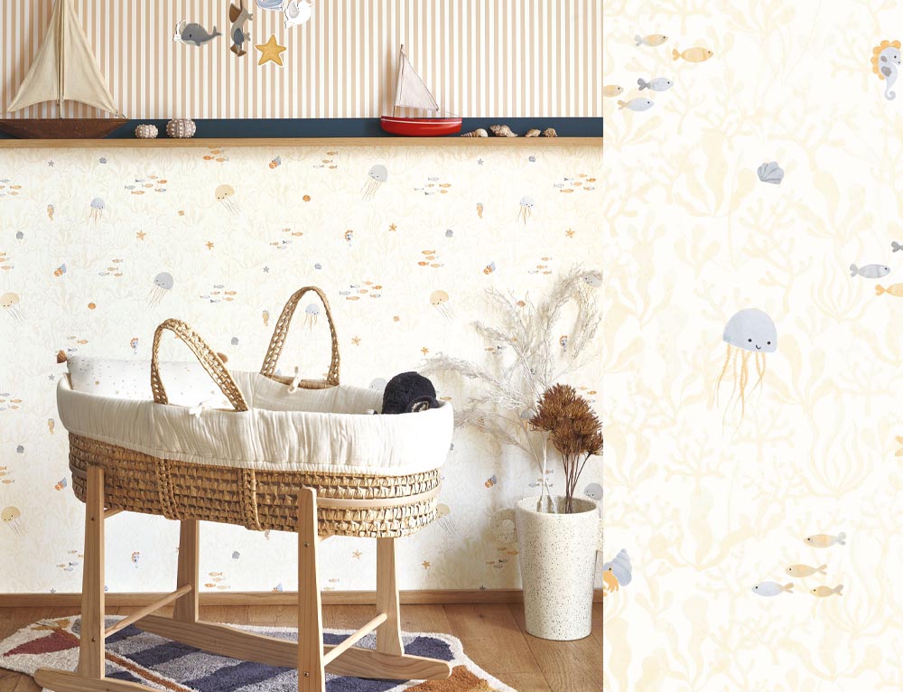 Papel pintado Casadeco Once Upon a Time 2 Companions Of The Sea OUTD 20081 16 16