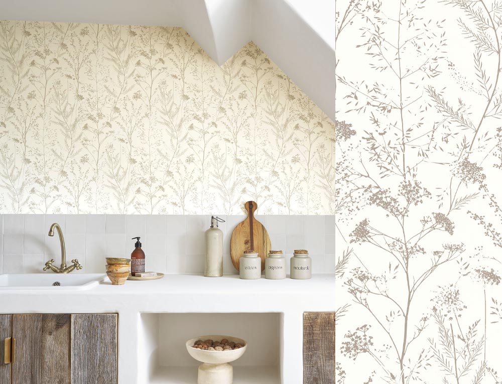 Papel pintado Casadeco Sentier Des Dunes Prairie SENT200951126