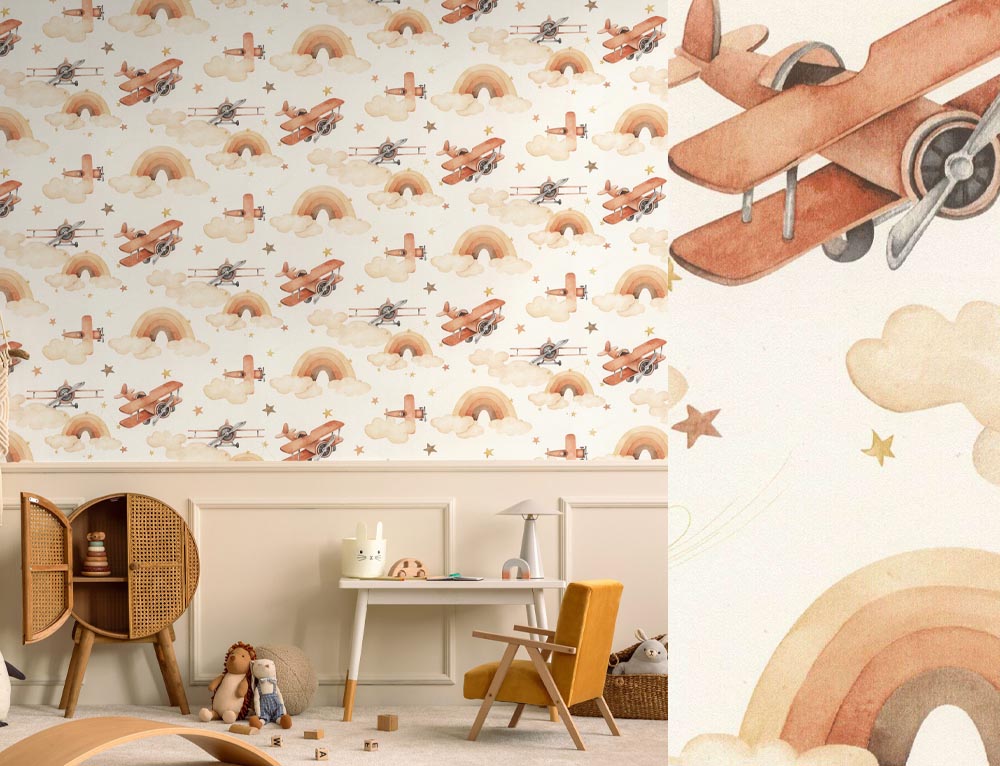 Papel pintado Bambino 010-BAM de Decoas