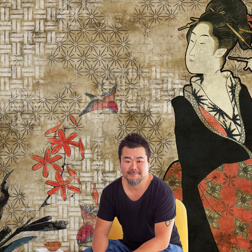 Mural Coordonne Hiroshi Tsunoda 8000036