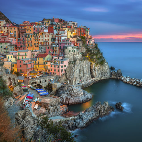 Pueblo de Manarola (Italia)