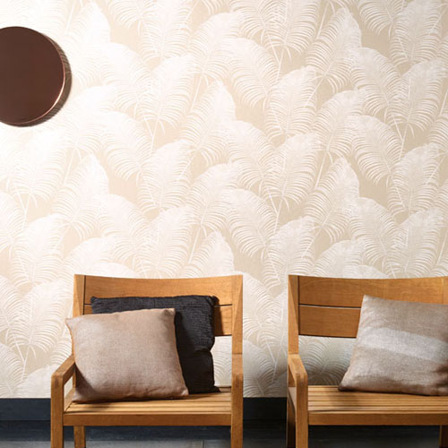 Papel pintado floral, vegetal
