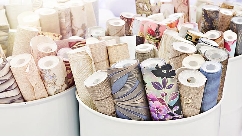 Las mejores ofertas en papel pintado todo al 50% de descuento
