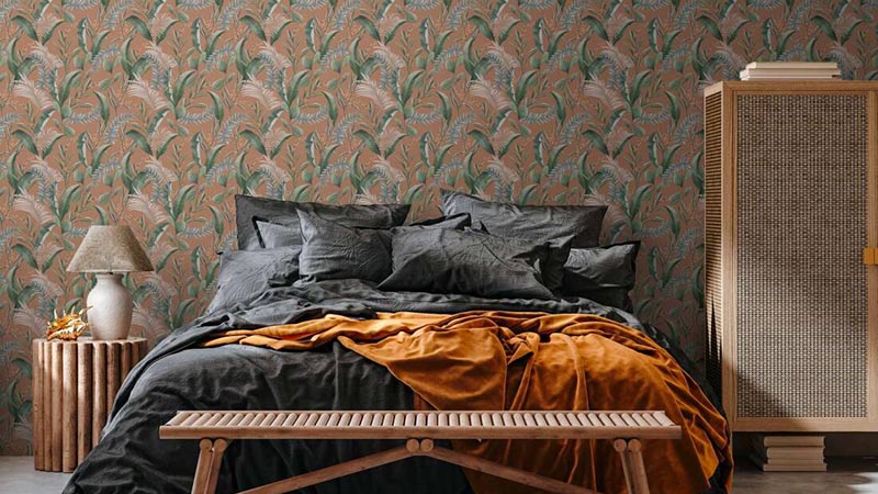 Papel pintado Drawn into Nature de Living Walls