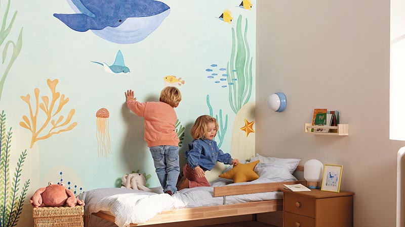 Papel pintado Les Minis Mondes de Caselio