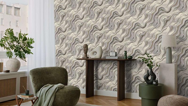 Papel pintado Materials de Decoas