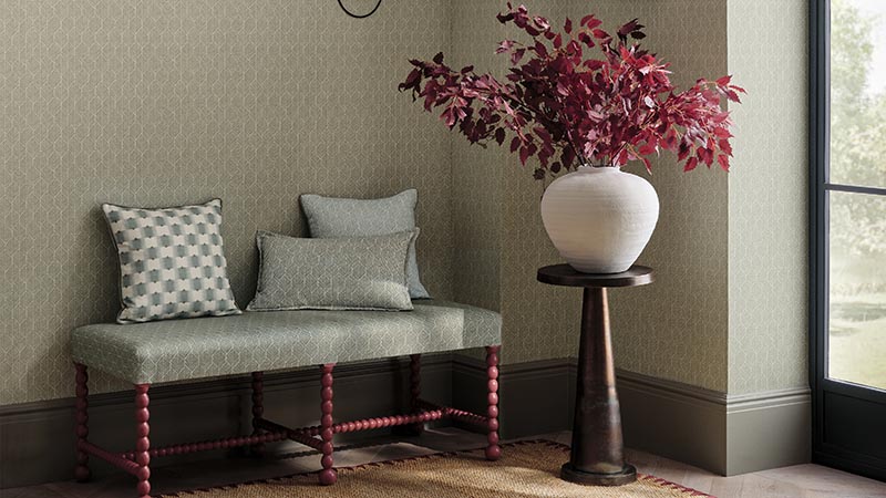 Papel pintado Aubin Wallcoverings de Romo
