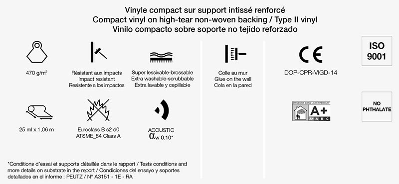 Caracteristicas Revestimiento Vinílico Lino
